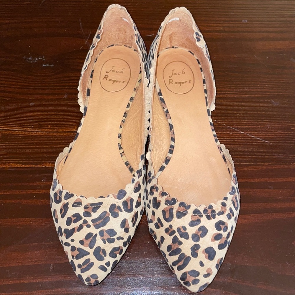Jack Roger cheetah flats